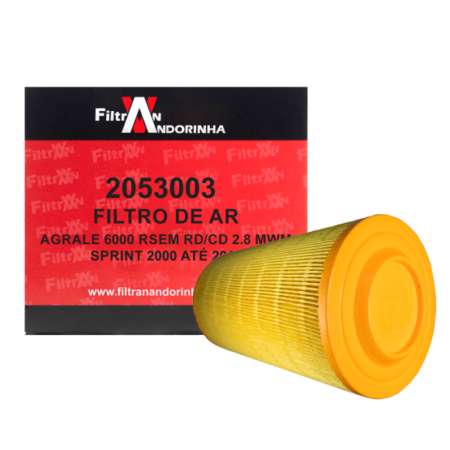 Filtro De Ar Agrale 6000 Rs/Rd/Cd 2.8 Mwm Sprint 2000 Até 2011